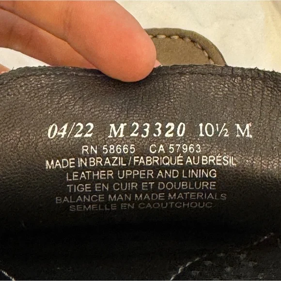 Nordstrom Men's Gray Suede Slip-On Loafers, Size 10.5, Made in Brazil - Picture 4 of 4